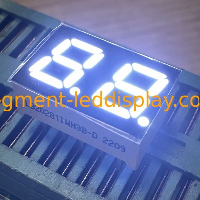 Good price 2 Digit 7mm 7 Segment LED Display Common Anode White for Home Appliances online