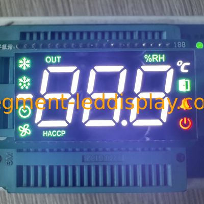 Custom Design Triple Digit 7 Segment LED Display with Minus Sign Common Anode for Refrigerator