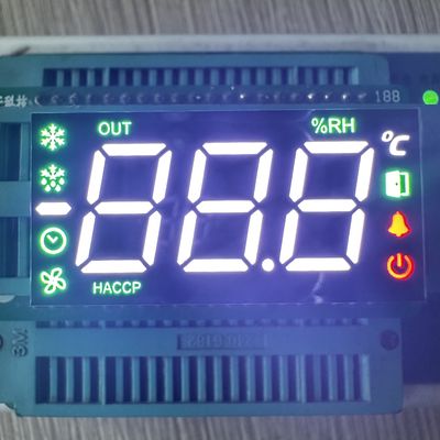 Good price Custom Multicolour Triple Digit 7 Segment LED Display with minus sign common anode for Refrigerator online
