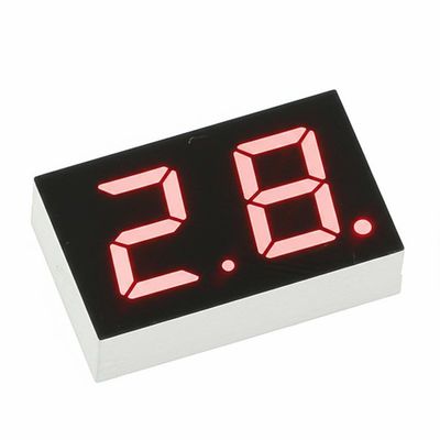 Good price Custom Made High Bright Red 2 Digit 7mm 7 Segment LED Display with Common Cathode for Home Appliances online
