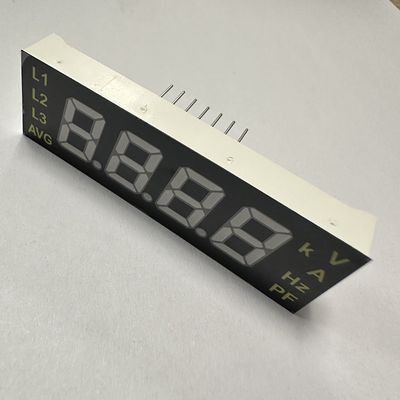 Customized Ultra White/Red 4 Digit 7 Segment LED Display module common anode for electrical meter panel