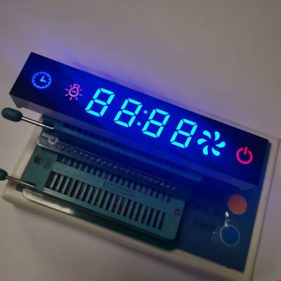 Customized Blue/ Red/Yellow 7 Segment LED Display Module for Kitchen Hood Control