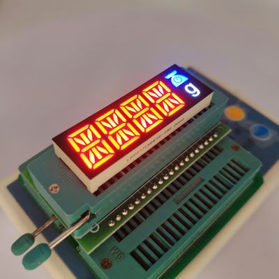 Ultra Red/White/Blue 4 Digit 14 Segment Customized Alphanumeric LED Display