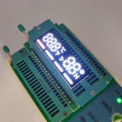 Ultra White/Red 7 Segment LED Clock Display Module for Automotive Time/ Temperature Indicator