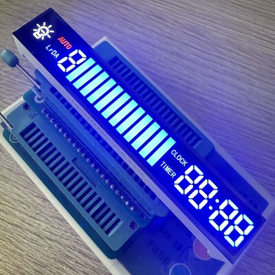 Ultra Bright 7 Segment LED Display with Common Anode and Long Lifetime for Temperature Control