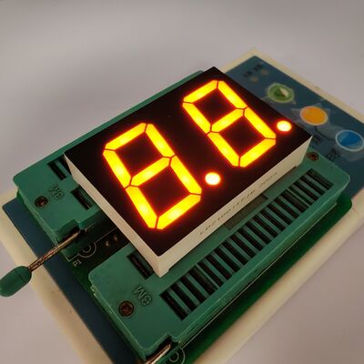 2-Digit Orange 7-Seg LED Temperature Display