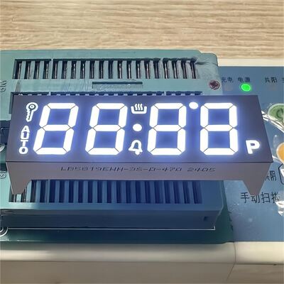 Good price 4 Digit 7 Segment Common Cathode Ultra Bright White LED Display for Oven 58.2*19mm online