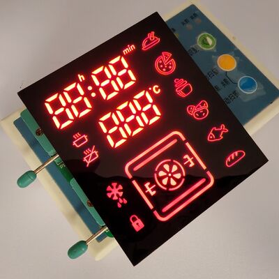 Customized Red 7 Segment LED Displays for Digital Ovens