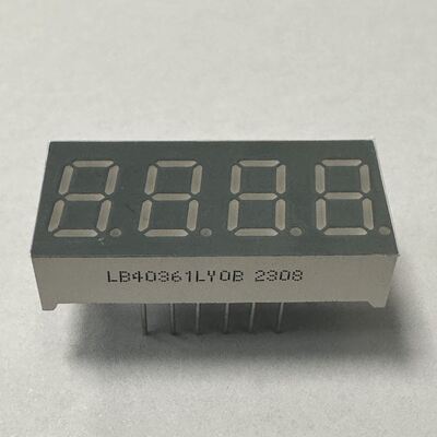 4 Digit 7 Segment LED Display Common Anode for Instrument Panel