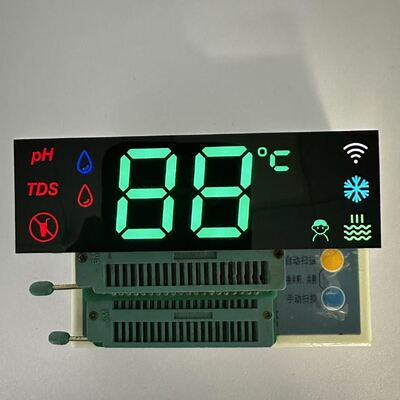 Customized Multicolour Invisible 7 Segment LED Display for Water Dispenser