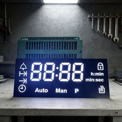Customizable Ultra Bright White 4 Digit 7 Segment Common Anode LED Display for Ovens