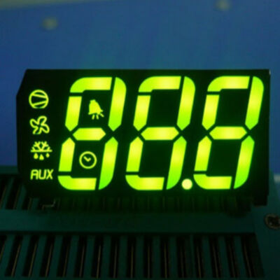 Customizable Triple-Digit Green 7 Segment LED Display for cooling control
