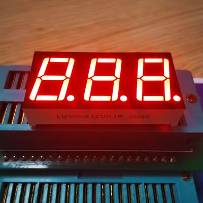 14.2mm 3 digit 7 Segment Ultra Bright Red Common Anode LED Display  for Temperature Controller