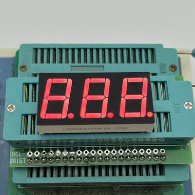 Good price 3 digit 14.2mm Ultra bright Red 7 Segment Common Cathode LED Display for Temperature Controller online