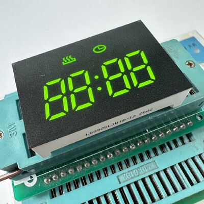 Yelllow Green 0.38 inch 4 Digit 7 Segment LED Display Common Cathode for Oven Timer