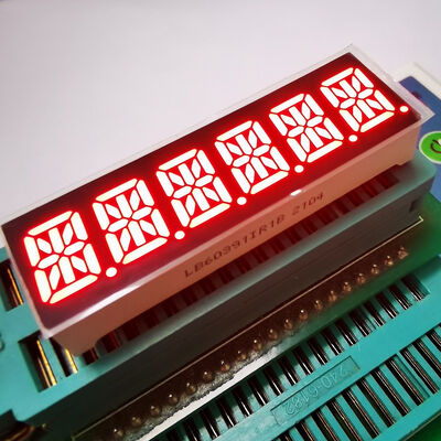 Good price Super Bright Red 0.39 Inch 6 Digit 14 Segment Alphanumeric LED Display  Common Anode for Digital Frequency Converter online
