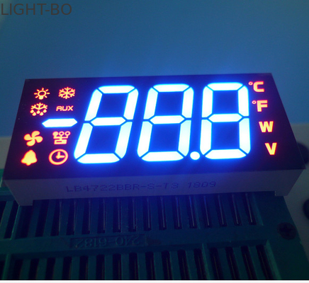 Refrigrator Controller Custom Led Display Ultra Blue / Red Color ROHS Certificated