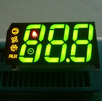 Green/Yellow/Red Triple Digit 7 Segment LED Display Common Cathode for Refrigerator Indicator