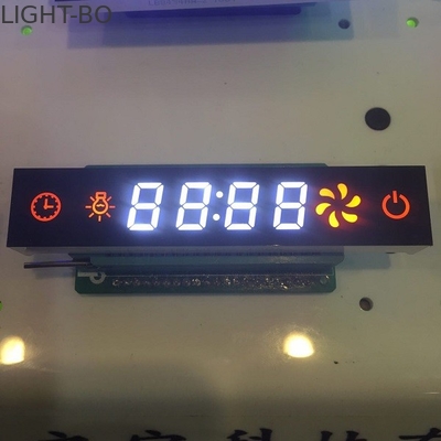 Multicolour Common Cathode 7 Segment Display module for kitchen hood