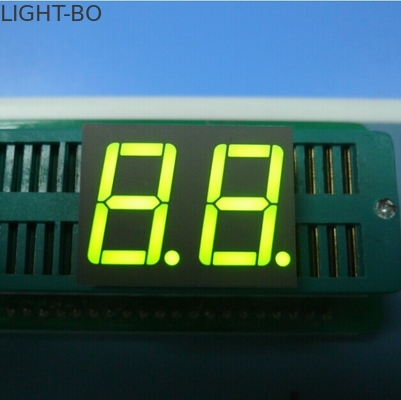 0.56inch Dual Digit Common Cathode 7-Segment LED Display Yellow Green