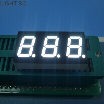 Good price Triple Digit 0.4inch 7 Segment LED Display Common Cathode Ultra Bright White online