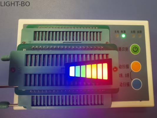 7 Segment 3.3V 120mcd Common Anode Trapezoid LED Light Bar