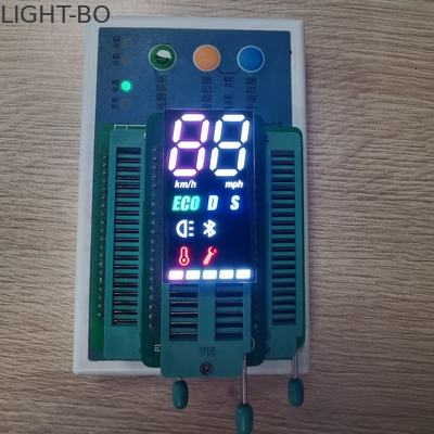 Double Color 2 Digit  7 Segment Common Anode SMD Type LED Display For Electromobile