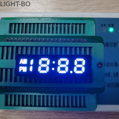 0.25Inch Four Digit 7 Segment LED Display Ultra White  for  Clock