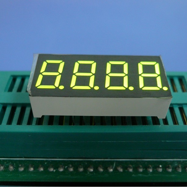 RoHS Four Digit 7 Segment Common Cathode Led Display White 0.36 Inch