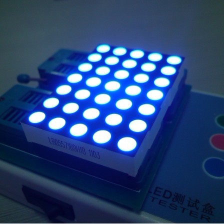 5mm 5x7 Dot Matrix Led Display Ultra Bright Yellow Widely for Moving Signs