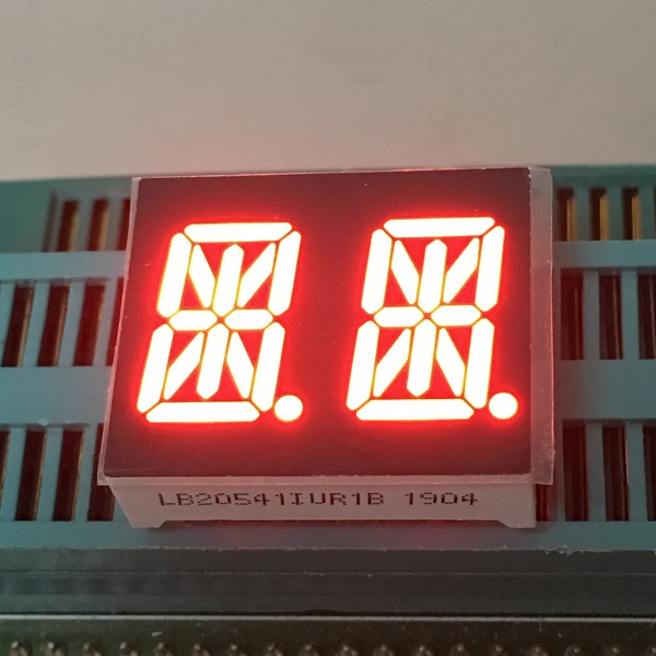 Alphanumeric Led Display Ultra Red 0.54 Inch Dual Digit 14 SegmentAlphanumeric Led Display for ...