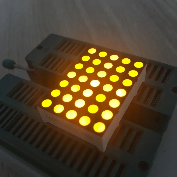 DOT Matrix LED Display 3mm Super Bright Yellow for Moving Signs/ Message Boards 4