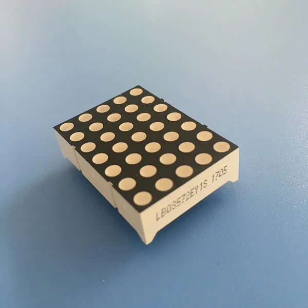 DOT Matrix LED Display 3mm Super Bright Yellow for Moving Signs/ Message Boards 3