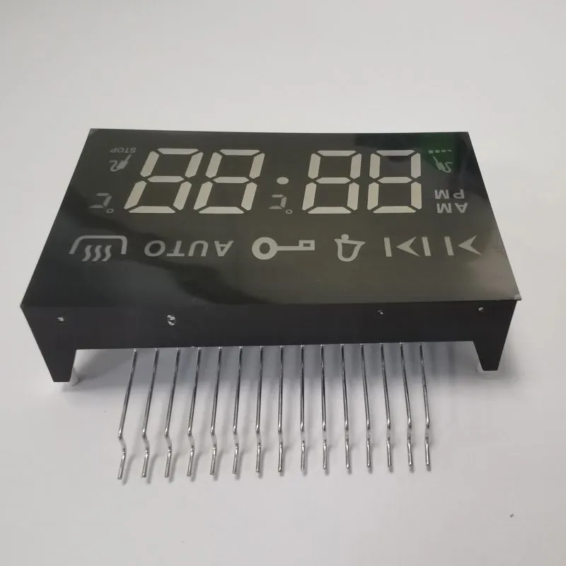 LED Display 7 Segment Ultra  Bright Amber 4 Digit Common anode for 4 Key Touch Built-in Oven 6