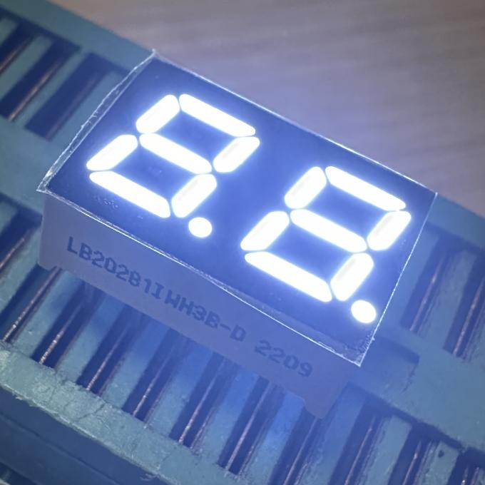 2 Digit7 Segment LED Display Super Bright White Common Anode for Home ...