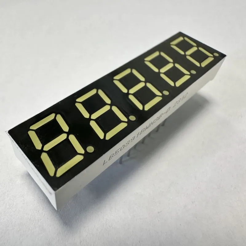 Ultra White 7 Segment LED Display 5 Digit 0.39inch Common Anode for Digital Indicator 2