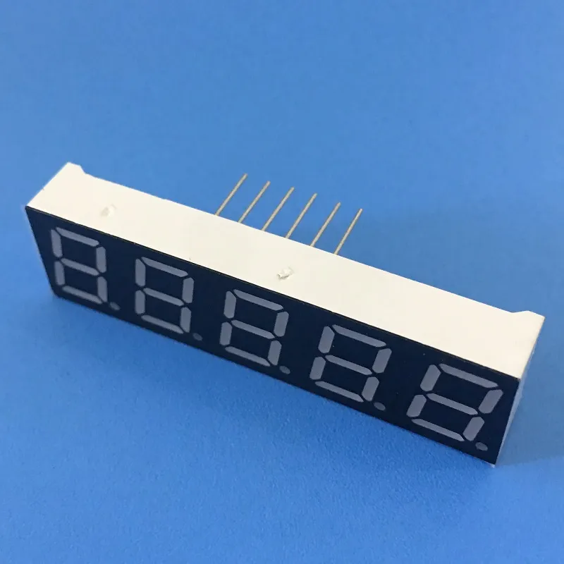 Super Bright Red 7 Segment LED Display 0.39inch 5 Digit Common Anode for Digital Frequency Convertor 2