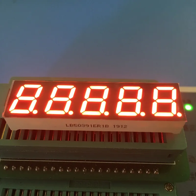 Super Bright Red 7 Segment LED Display 0.39inch 5 Digit Common Anode for Digital Frequency Convertor 3