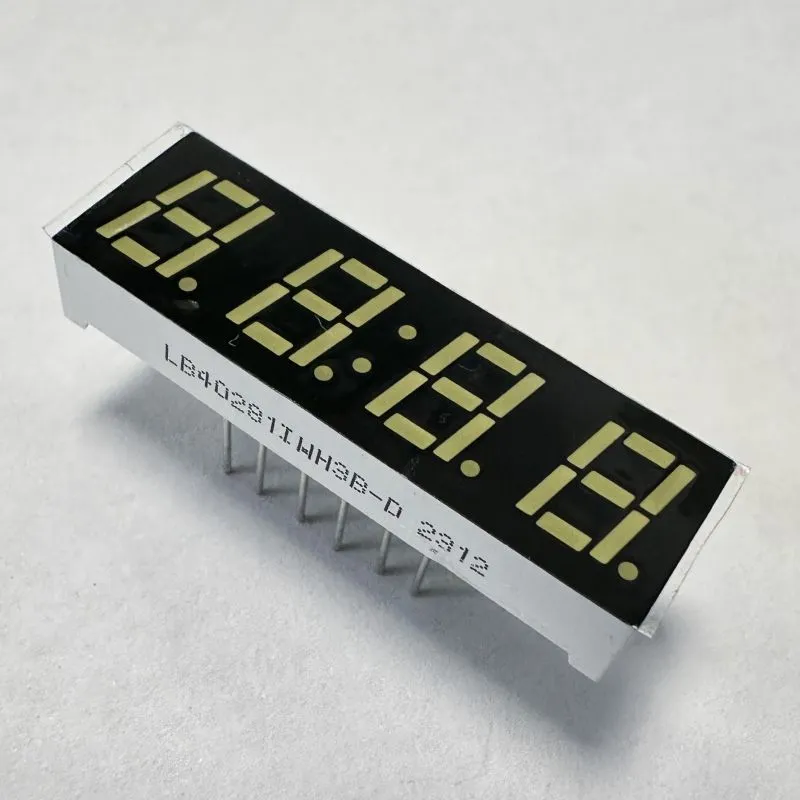 White LED Display 7mm 4 Digit 7segment Common Anode for Multimeter Panel 2