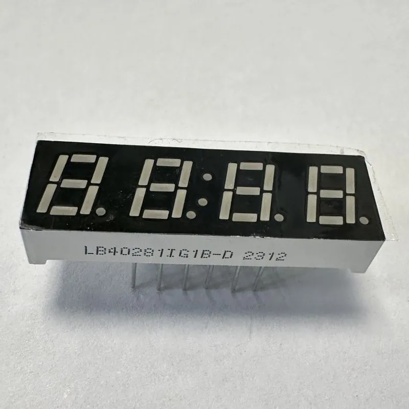 Green 4 Digit 7mm LED Display 7 Segment Common Anode for Temperature Controller 0