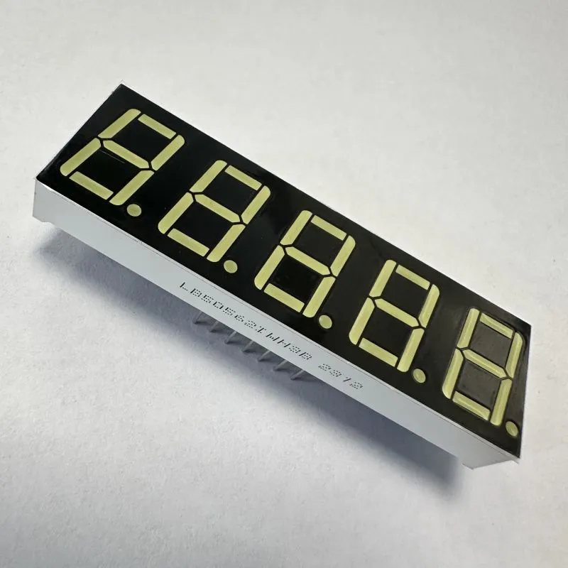 Ultra White 0.56inch 5-Digit 7 Segment LED Display Common Anode for Process Control 1