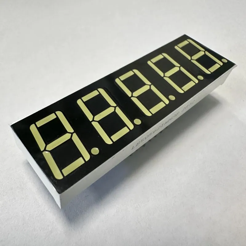 Ultra White 0.56inch 5-Digit 7 Segment LED Display Common Anode for Process Control 3