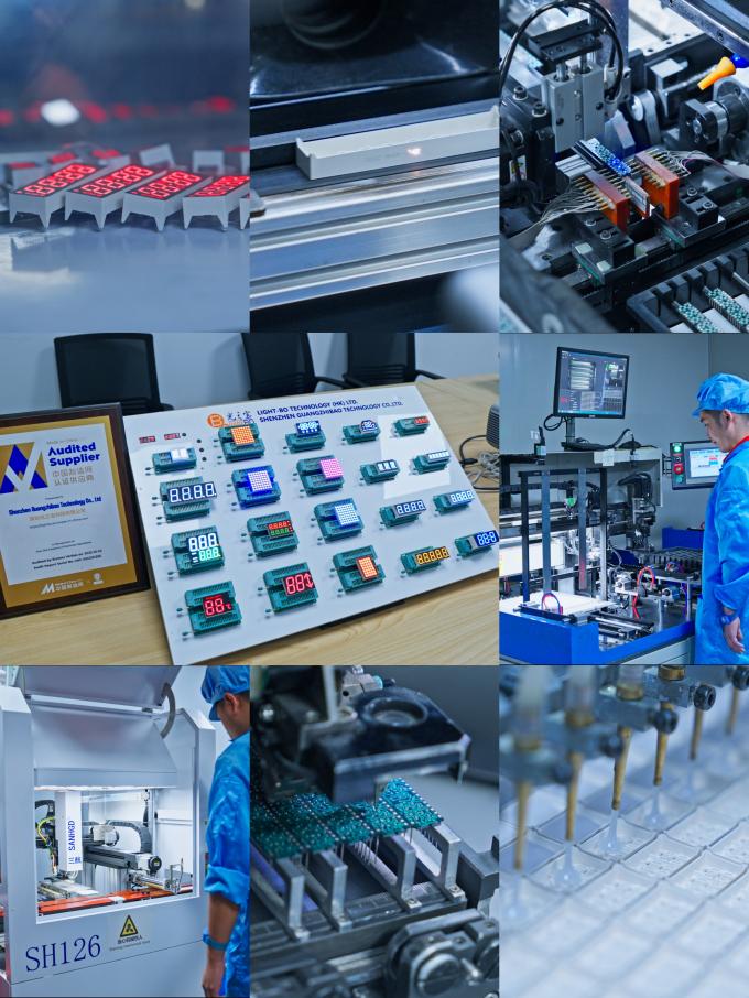Customized 4-Digit 7-Segment LED Displays for Digital Ovens