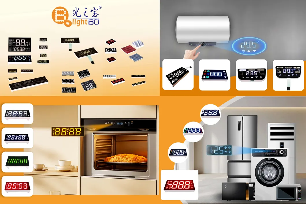 0.56inch Common Cathode 7-Segment LED Display Amber Color Dual Digit 4