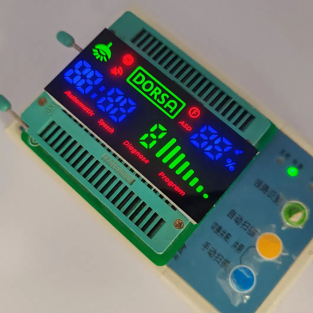 Multi-Color 7-Segment LED Displays with Driver IC for E-Scooters 0