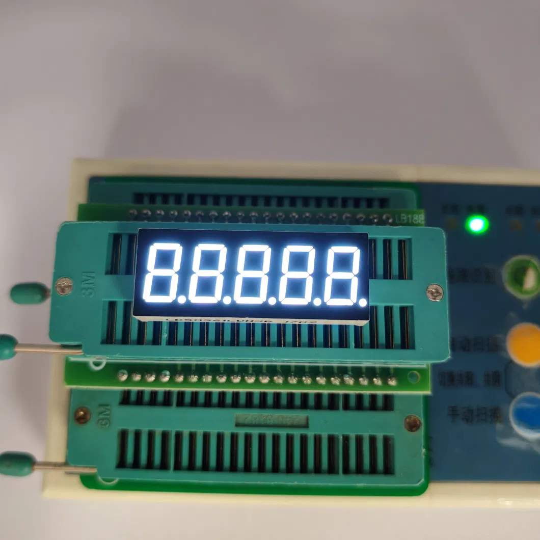 LED Display Ultra White 5 Digit 7 Segment for Digital Indicator 0