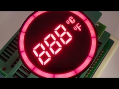 Round Shape 7 Segment LED Display for Temperature Controller