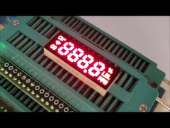 Red 4 Digit 7 Segment LED Clock Display for Home Appliances