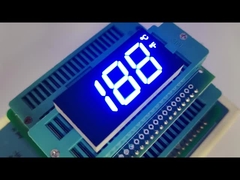 Blue Custom 3 Digit 7 Segment LED Display for Freezer Control