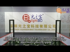 Ultra White Single Digit 38mm 7 Segment LED Display Common Anode for Digital Clock Indicator